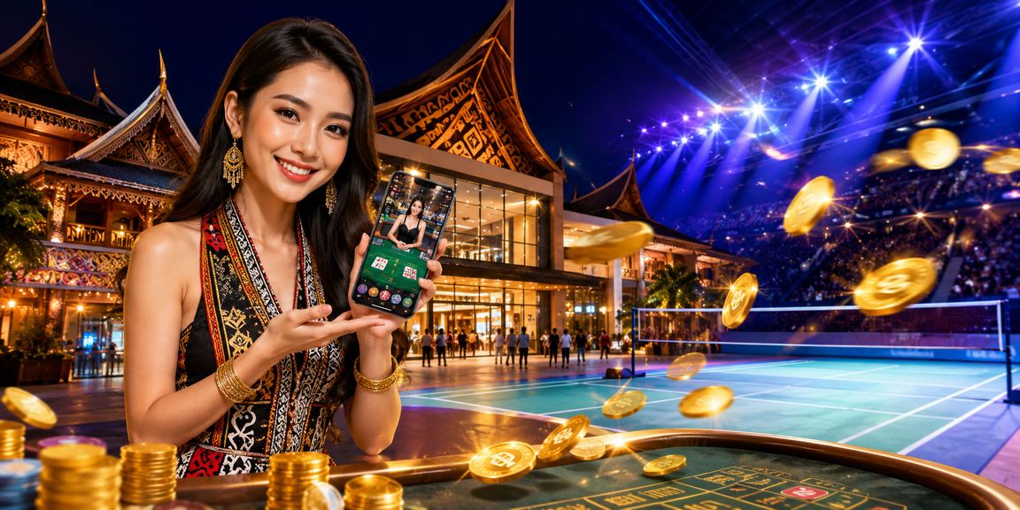 Pemain menikmati permainan baccarat dalam suasana kasino live